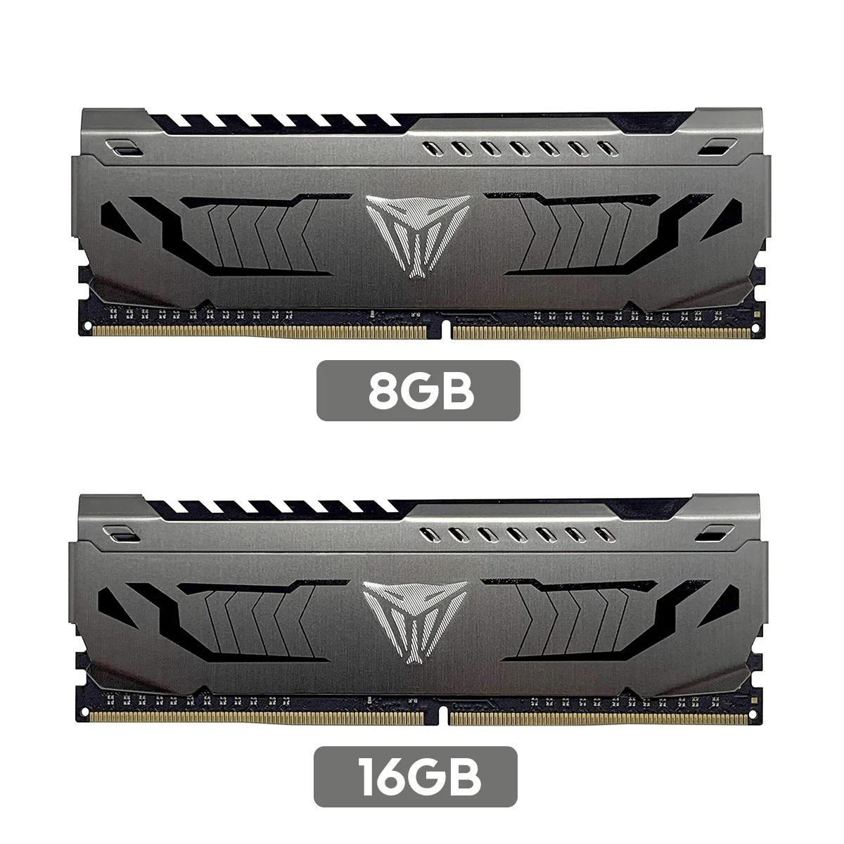 Patriot Viper Steel DDR4 CL16 3200MHz UDIMM Memory (8GB, 16GB)