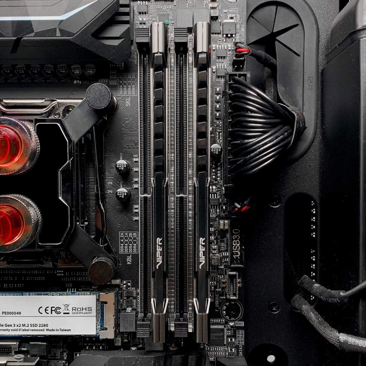 Patriot Viper Steel DDR4 CL16 3200MHz UDIMM Memory (8GB, 16GB) - Image 7
