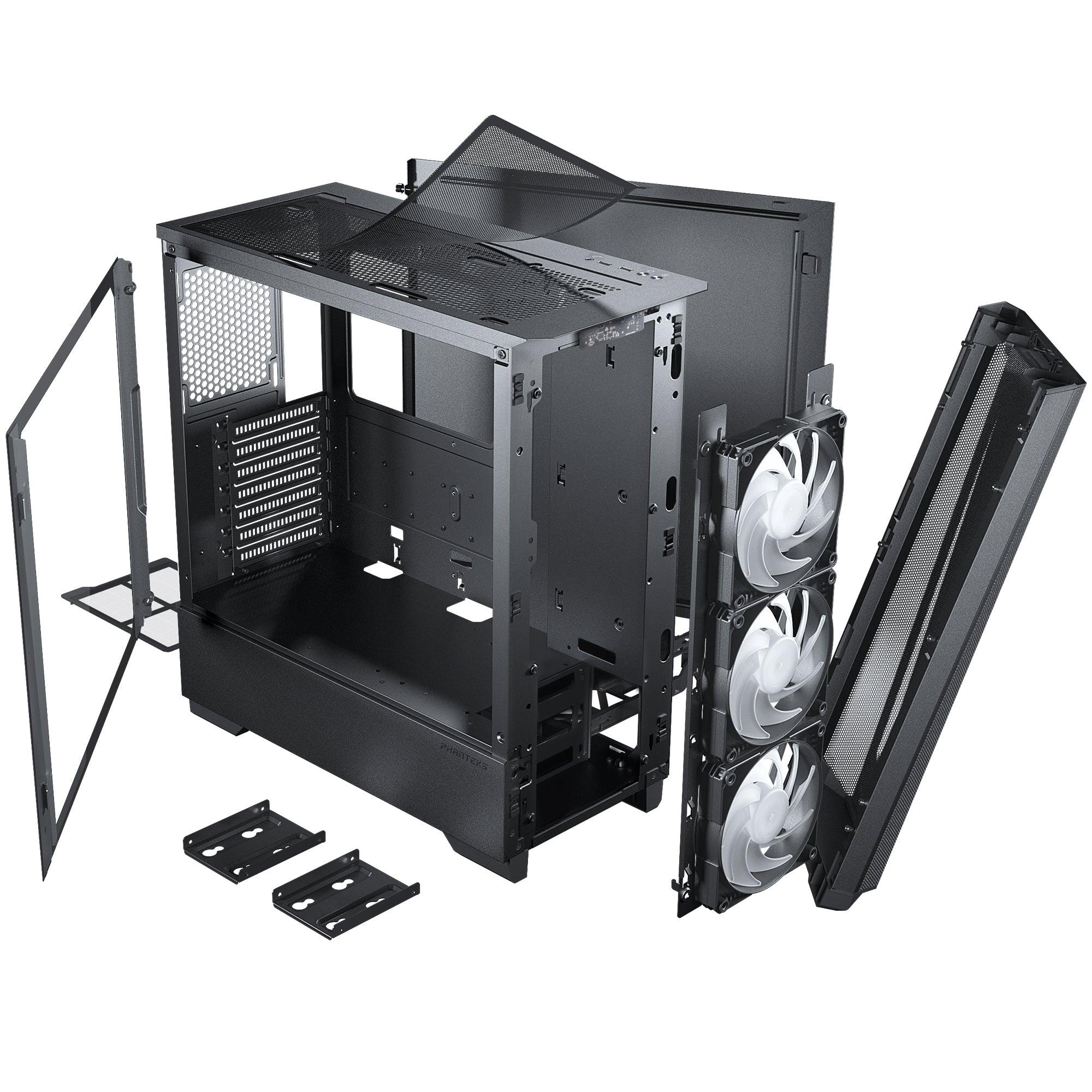 Phanteks Eclipse G360A DRGB Tempered Glass Mid-Tower Case (Black) (PH-EC360ATG-DBK02) - Image 10