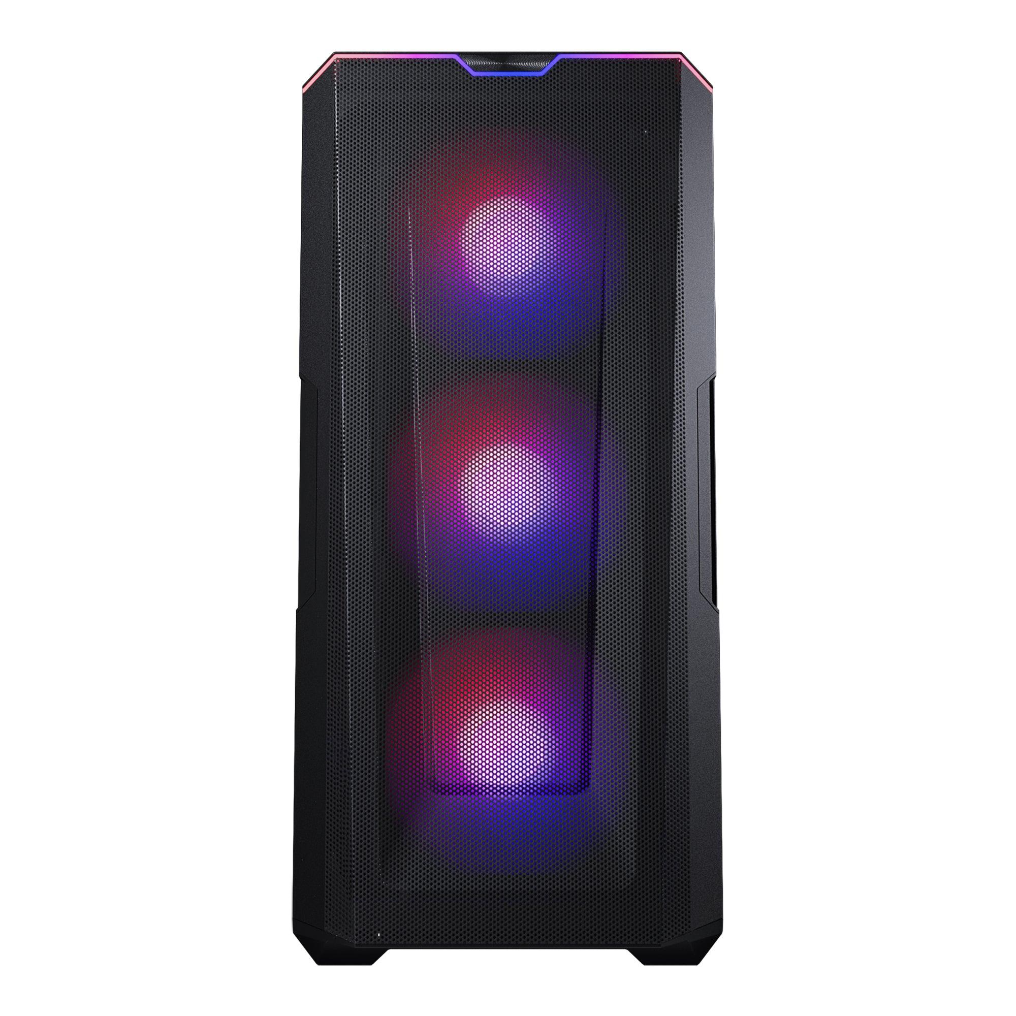 Phanteks Eclipse G500A DRGB Tempered Glass Mid-Tower Case (Satin Black) (PH-EC500GA-DBK01A) - Image 2