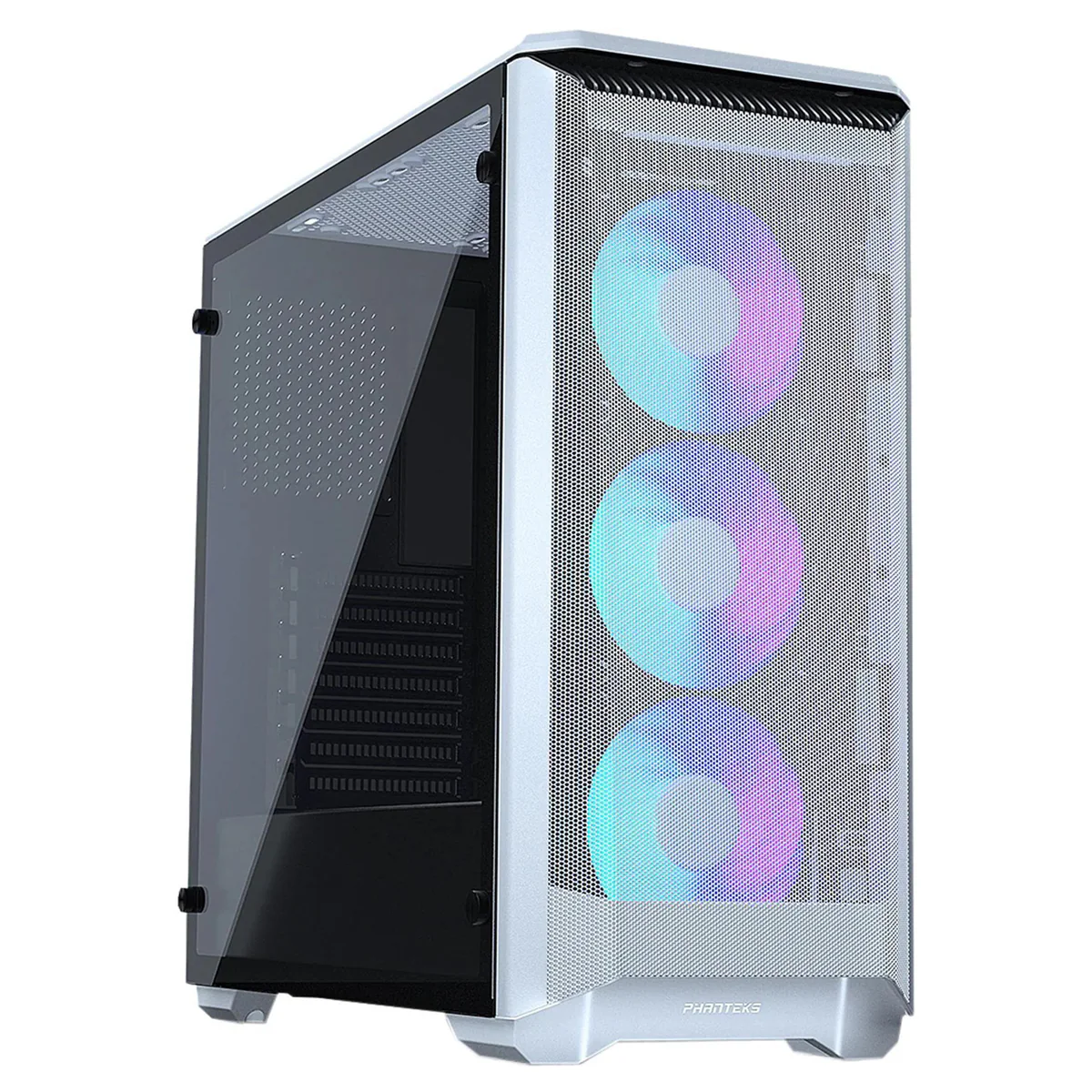 Phanteks Eclipse P400A DRGB Tempered Glass Digital Mid-Tower Chassis Case (Glacier White) (PH-EC400ATG-DWT01)