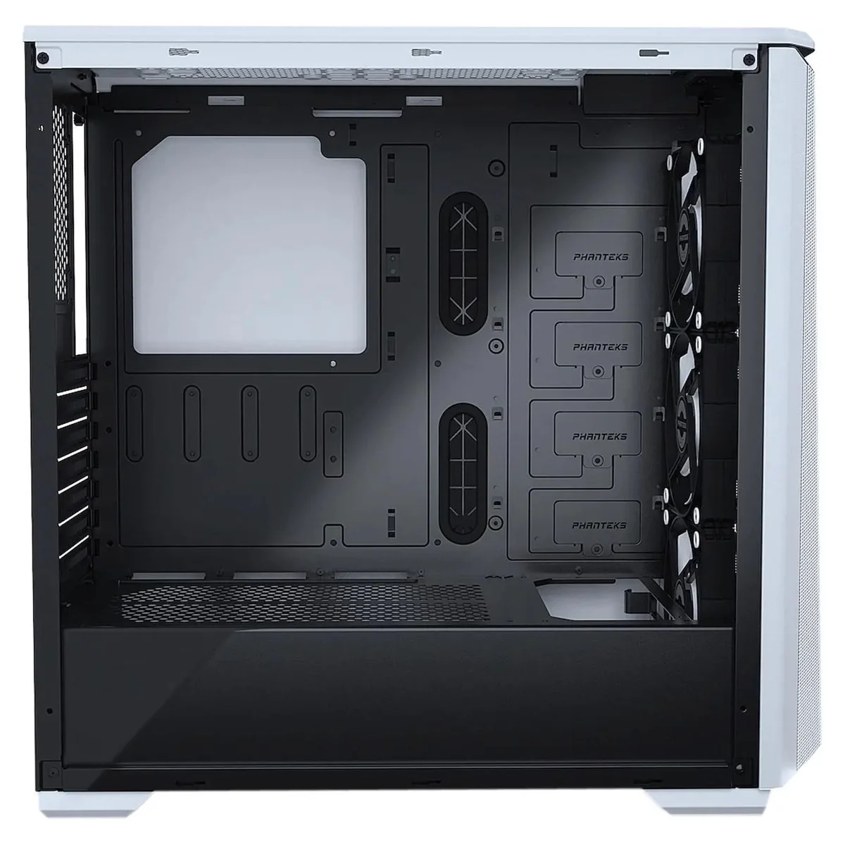 Phanteks Eclipse P400A DRGB Tempered Glass Digital Mid-Tower Chassis Case (Glacier White) (PH-EC400ATG-DWT01) - Image 7