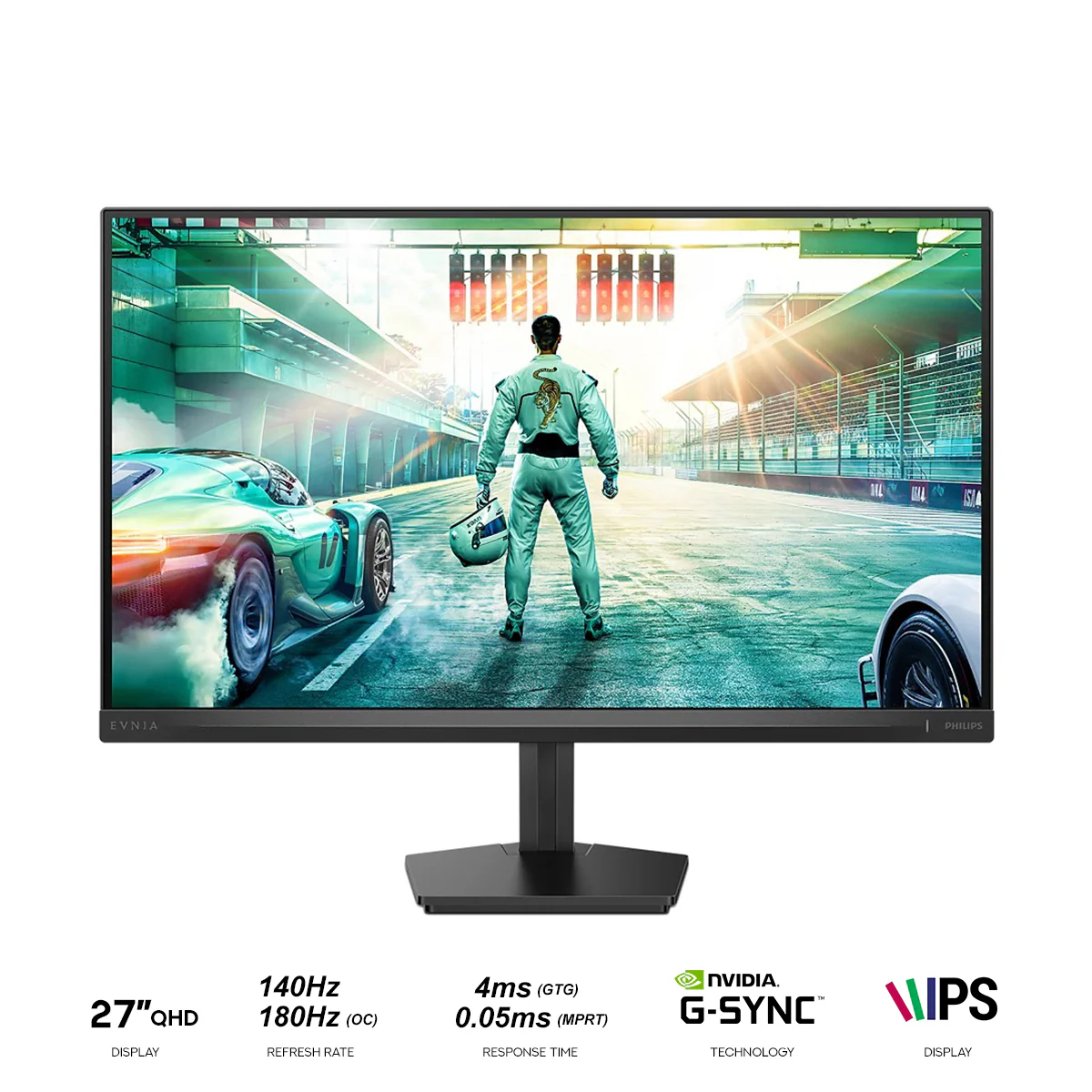 Philips 27M2N3500PF/71 27" QHD (2560x1440) 144Hz / OC 260Hz 1ms (GTG) G-Sync IPS Gaming Monitor With Tilt Adjustment