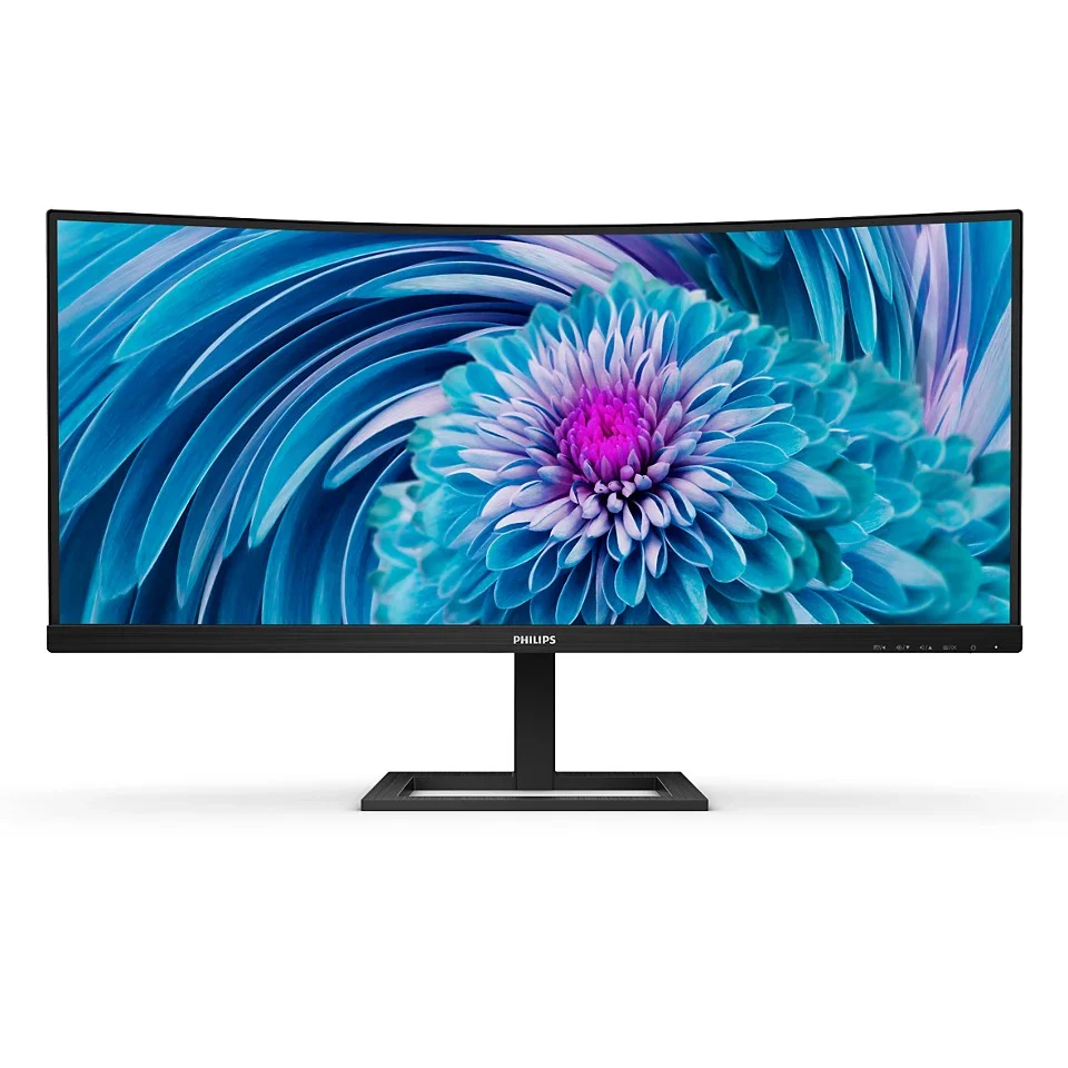 Philips 346E2CUAE/27 34" WQHD (3440x1440) 100Hz 1ms (MPRT) VA LCD UltraWide Monitor With Tilt and Height Adjustment (Black) - Image 2