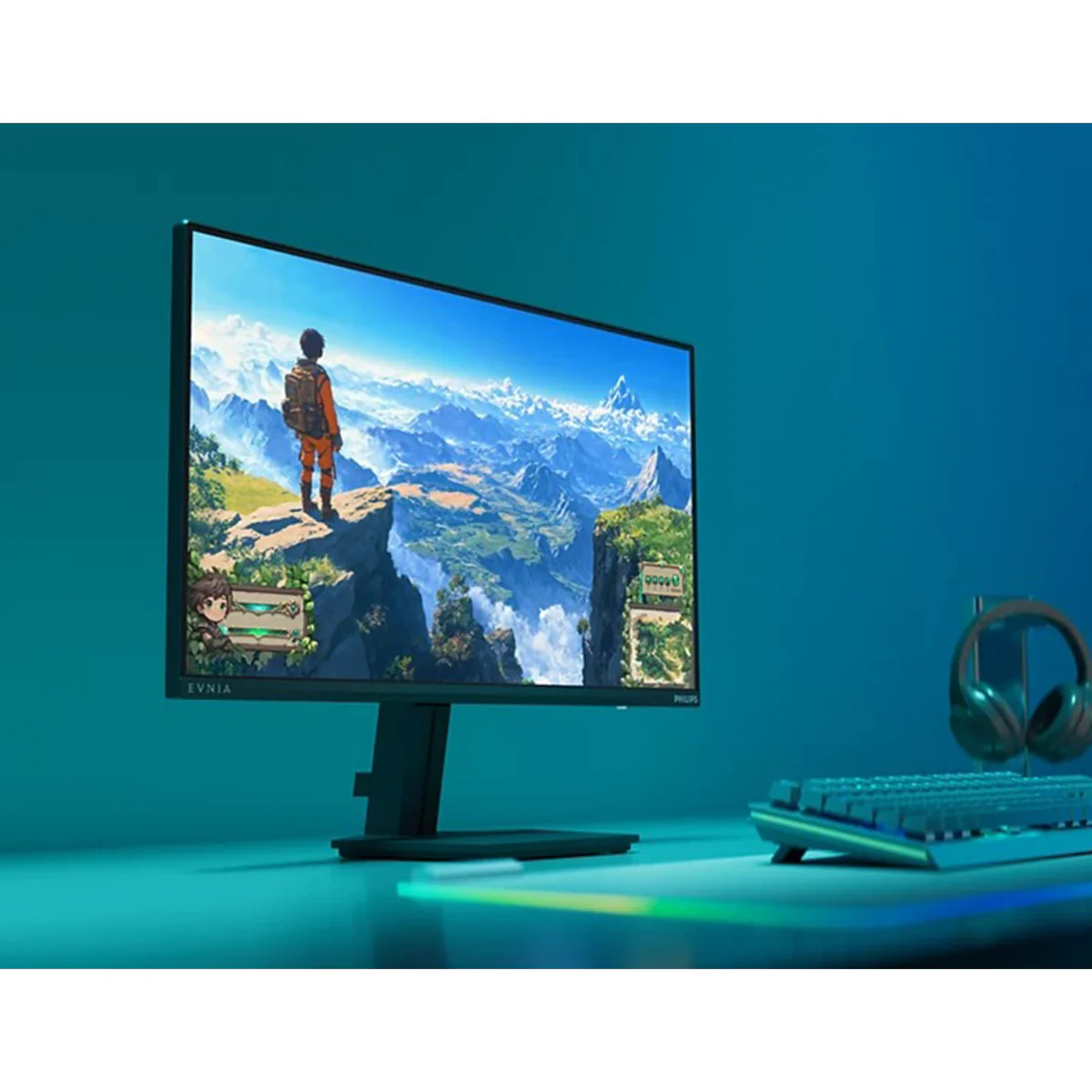 Philips Evnia 2000 Series 24M2N2500NF/71 24" QHD (2560x1440) 144Hz 0.5ms Smart MBR Fast IPS Gaming Monitor with Tilt Adjustment (Charcoal) - Image 9