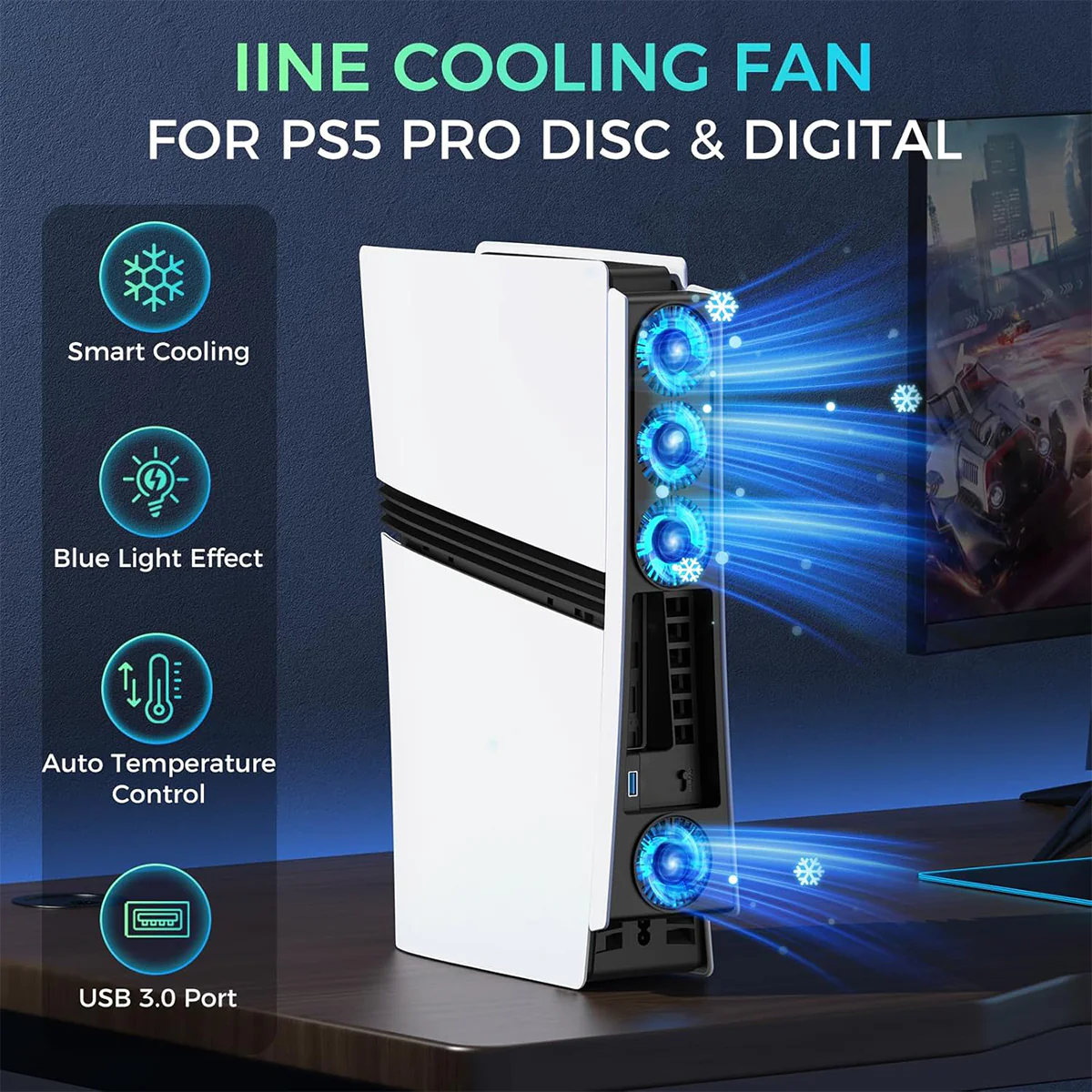 PMW Cooling Fan for PS5 Pro (L1129) - Image 5