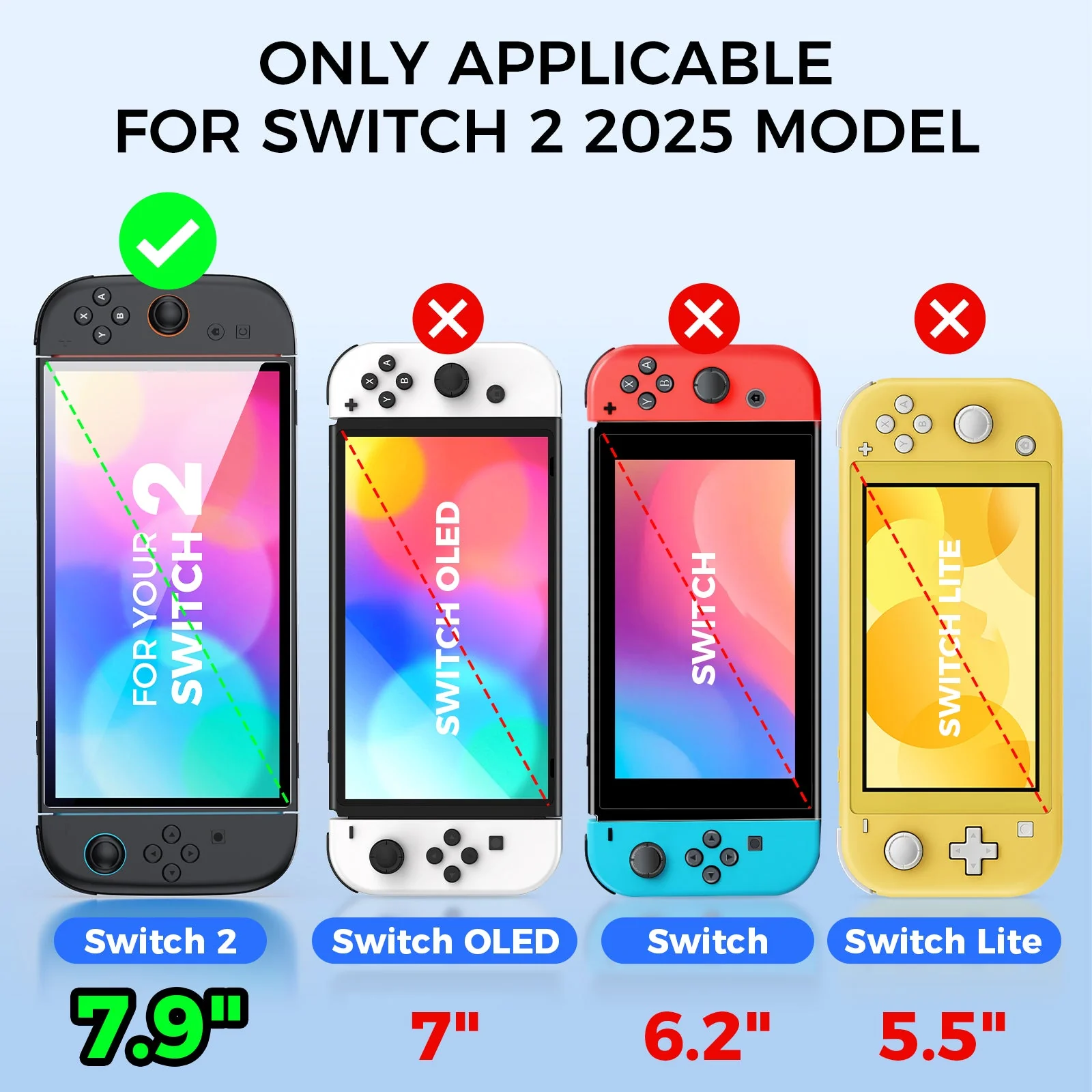 PMW High Transparency Tempered Glass for Nintendo Switch 2 (L1154) - Image 6