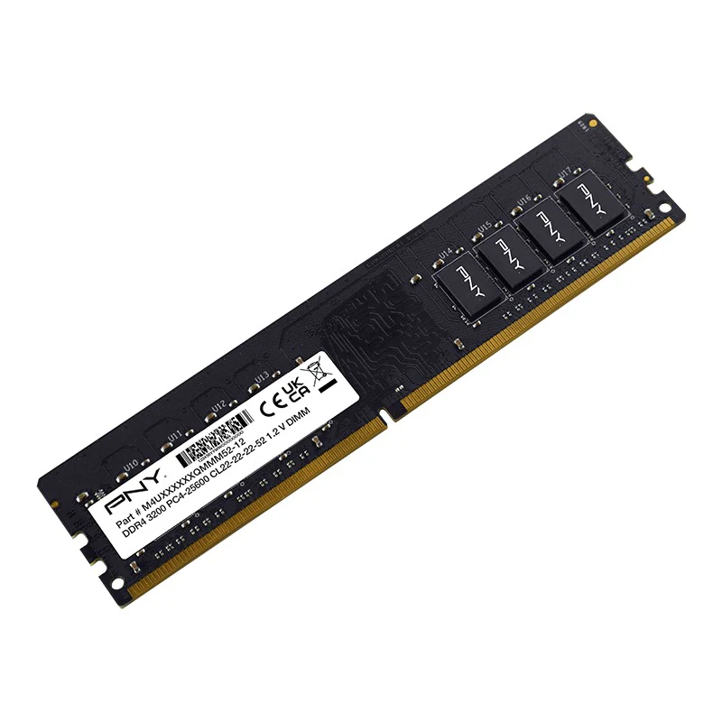 PNY 16GB 288-PIN DDR4 3200MHZ (PC4 25600) CL22 1.2V Desktop Memory (MD16GSD43200-TB) - Image 2