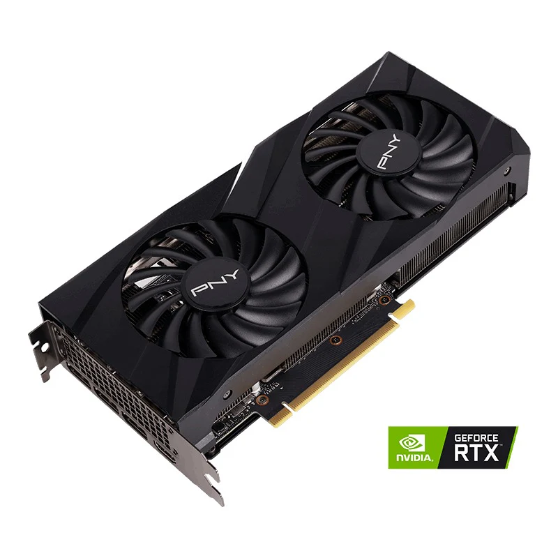 PNY GeForce RTX 3060 8GB Verto Dual Fan Graphics Card (VCG30608DFBPB1) - Image 2