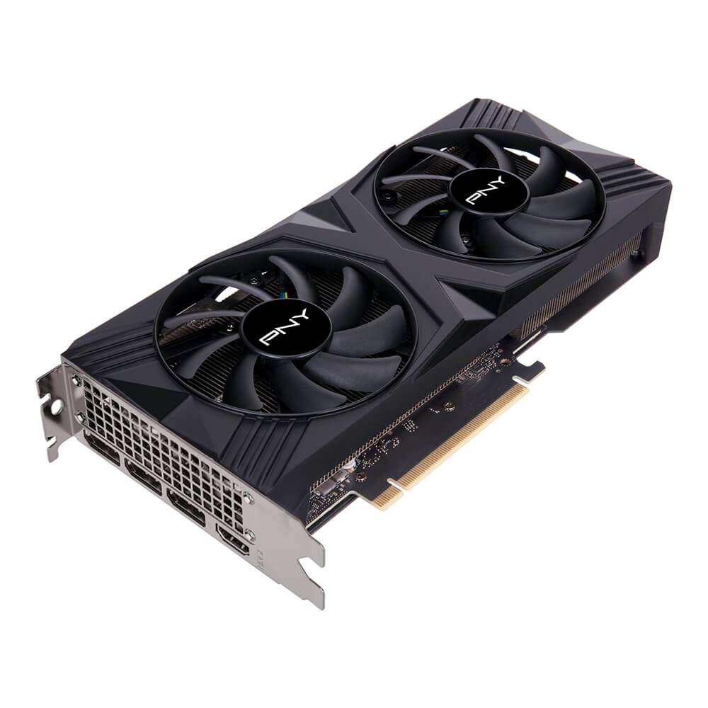 PNY Geforce RTX 4070 12GB Verto Dual Fan GDDR6X PCIE 4.0 Graphics Card (VCG407012DFXPB1) - Image 3