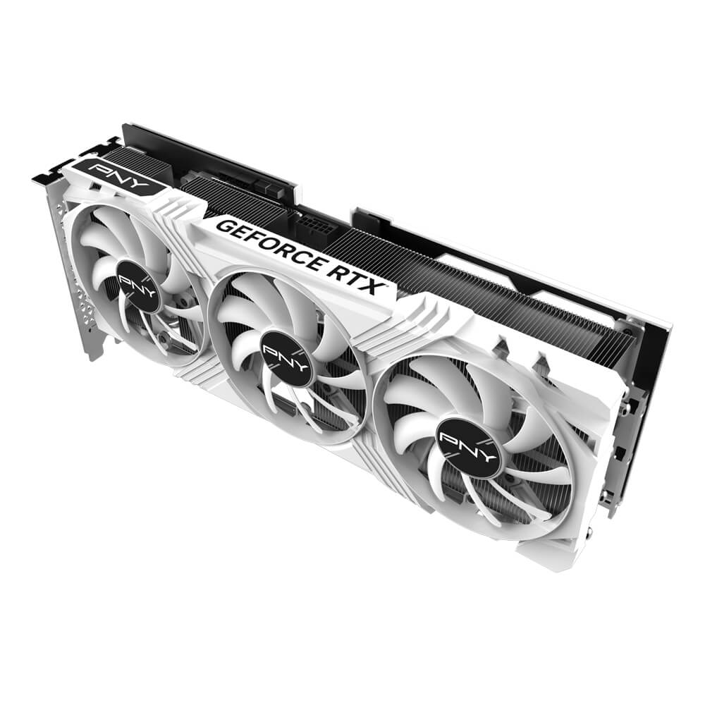PNY GeForce RTX 4070 Ti 12GB LED Verto Triple Fan GDDR6X PCIE 4.0 Graphics Card (White) (VCG4070T12TFWXPB1) - Image 5