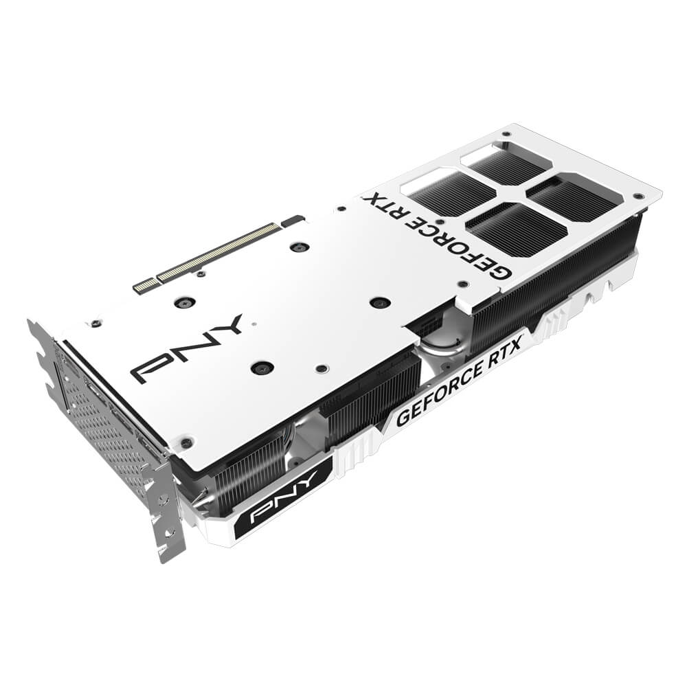 PNY GeForce RTX 4070 Ti 12GB LED Verto Triple Fan GDDR6X PCIE 4.0 Graphics Card (White) (VCG4070T12TFWXPB1) - Image 7