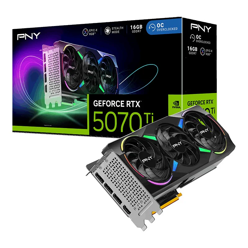 PNY GeForce RTX 5070 Ti Epic-X RGB 16GB GDDR7 Graphics Card (VCG5070T16TFXXPB1-O) - Image 10