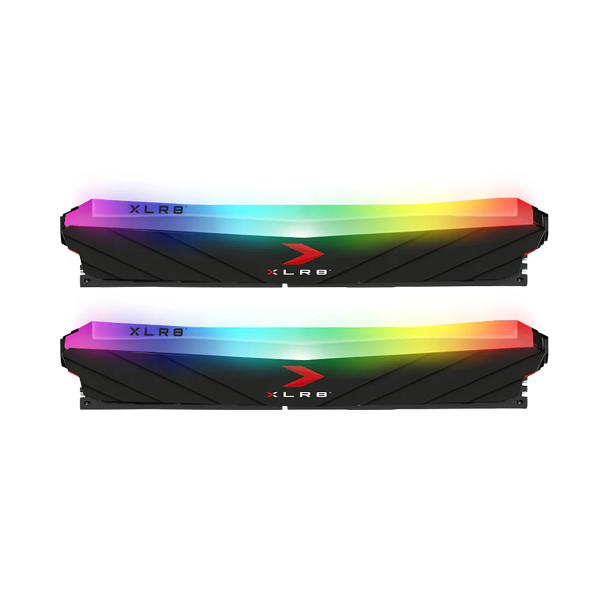 PNY XLR8 Gaming Epic-X RGB 16GB (2X8GB) DDR4 3200MHZ CL16 1.35V Desktop Memory (Silver) (MD16GK2D4320016XSRGB) - Image 3