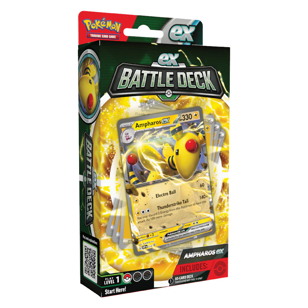 Pokemon Trading Card Game Ampharos Ex Battle Deck (290-85228) - Image 2