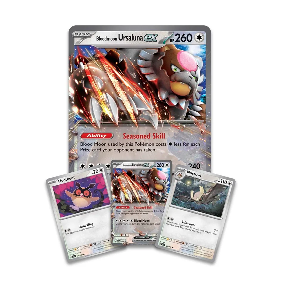 Pokemon Trading Card Game Bloodmoon Ursaluna Ex Box (290-41318) - Image 3