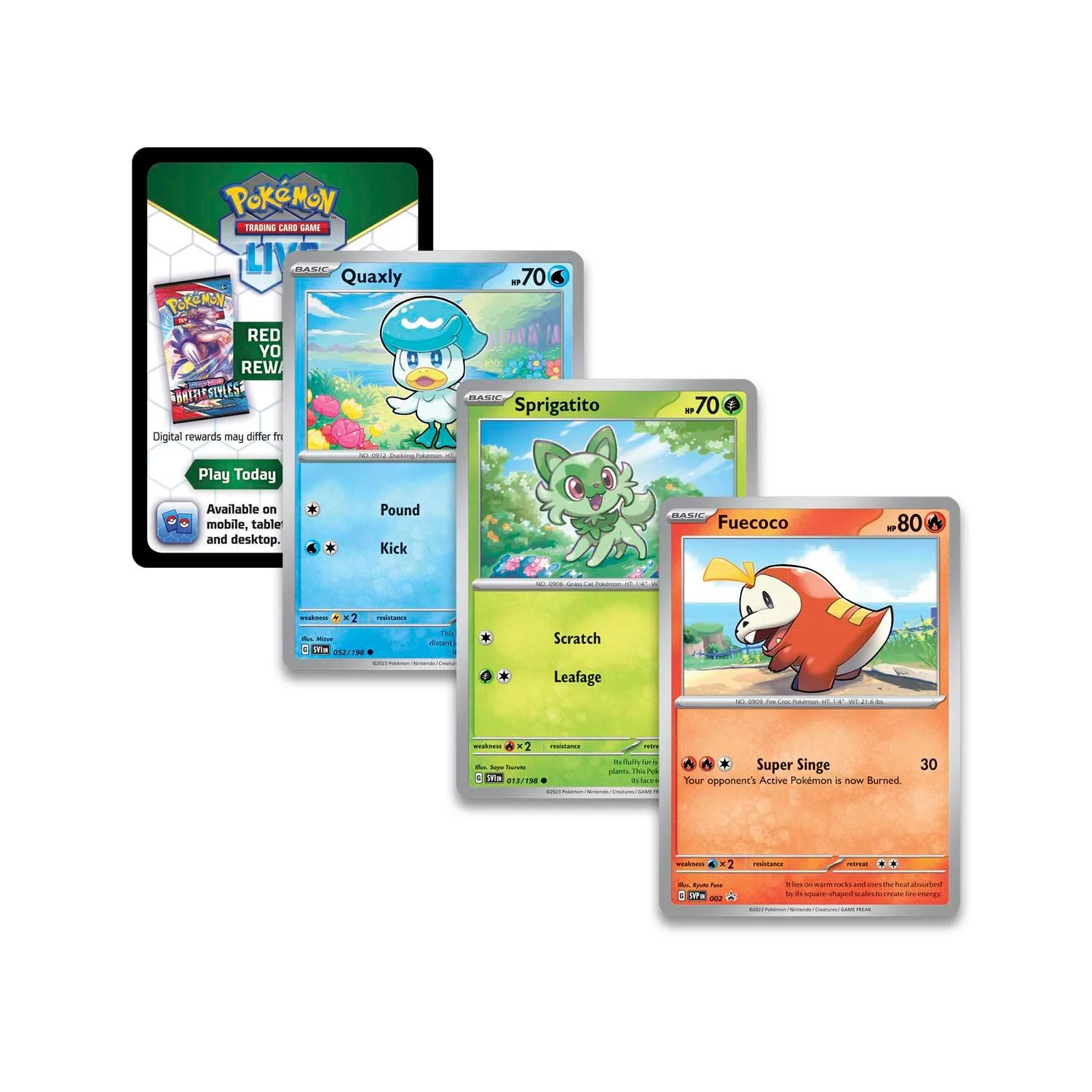 Pokemon Trading Card Game Fuecoco Paldea Collection (290-85211) - Image 4