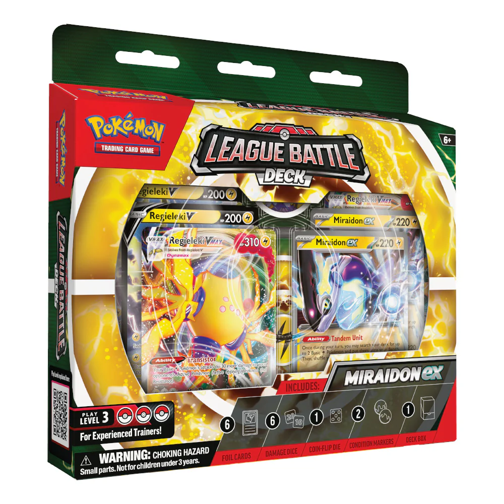 Pokemon Trading Card Game League Battle Deck Miraidon Ex (290-85273) - Image 3