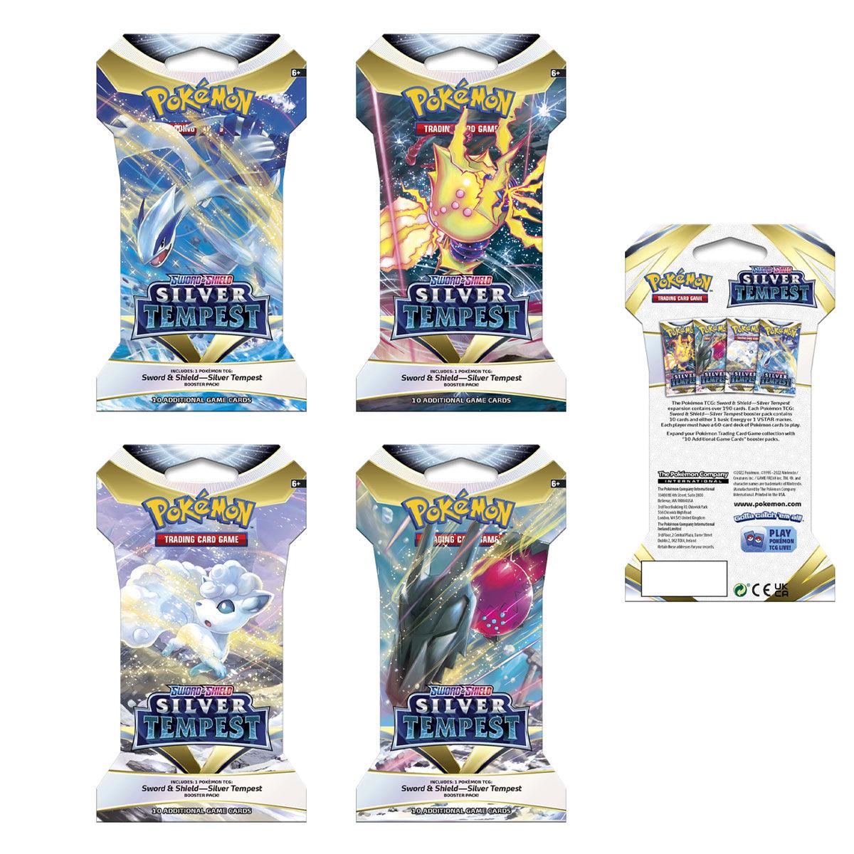 Pokemon Trading Card Game SS12 Sword & Shield Silver Tempest Booster (Sleeved) (183-85092)