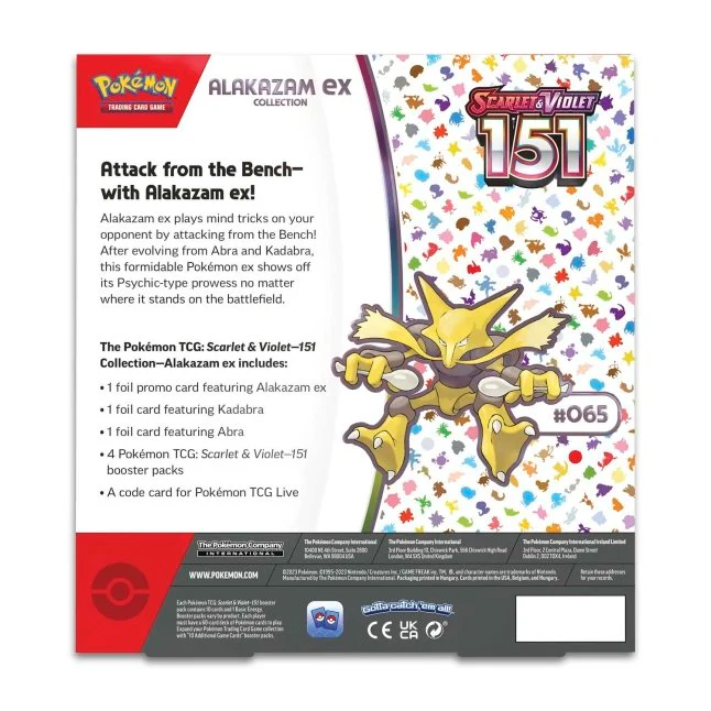 Pokemon Trading Card Game SV 3.5 Scarlet & Violet 151 Alakazam Ex Collection Box (290-85312) - Image 2