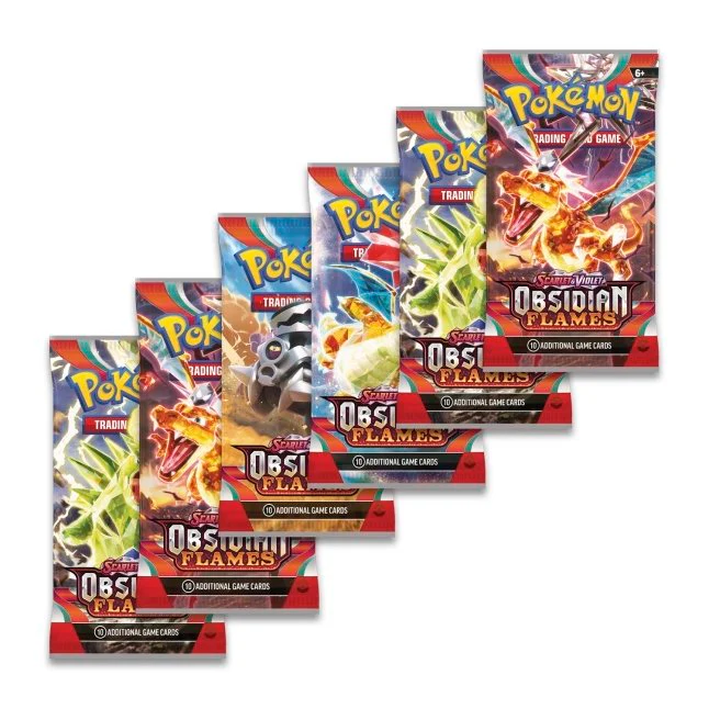 Pokemon Trading Card Game SV03 Scarlet & Violet Obsidian Flames 6 Booster Bundle (186-85387) - Image 3