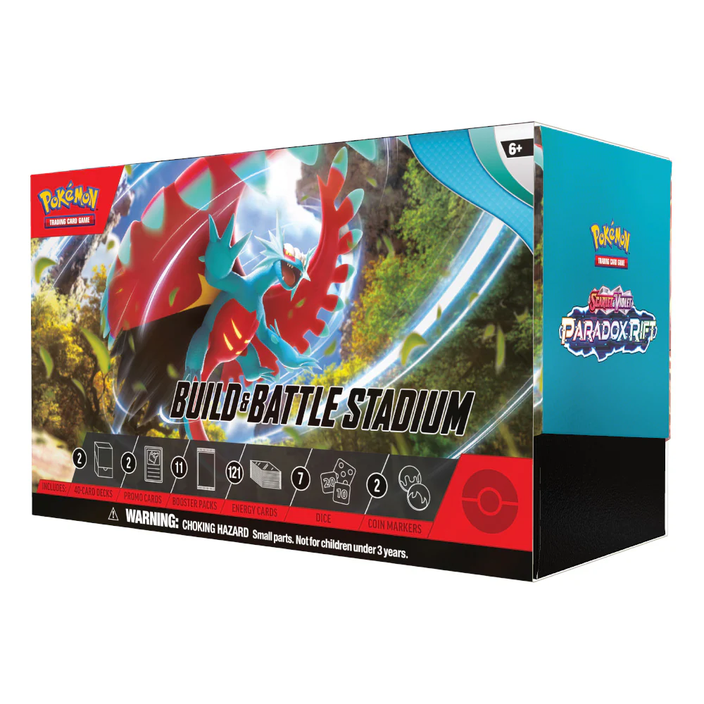 Pokemon Trading Card Game SV04 Scarlet & Violet Paradox Rift Build & Battle Stadium (187-85422) - Image 2