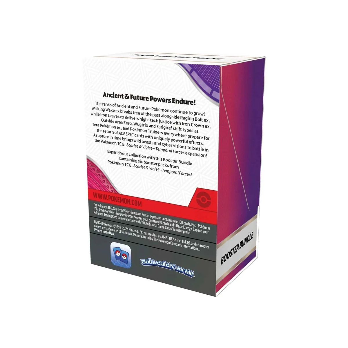 Pokemon Trading Card Game SV05 Scarlet & Violet Temporal Forces 6 Booster Bundle (188-85655) - Image 2