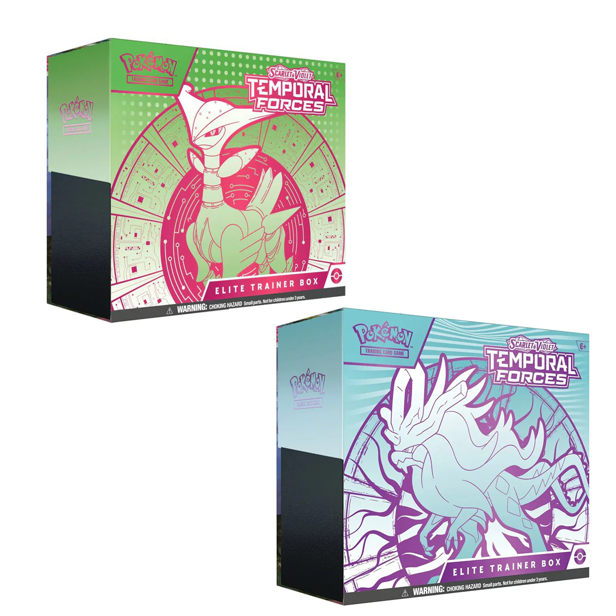 Pokemon Trading Card Game SV05 Scarlet & Violet Temporal Forces Elite Trainer Box (Iron Leaves, Walking Wake)
