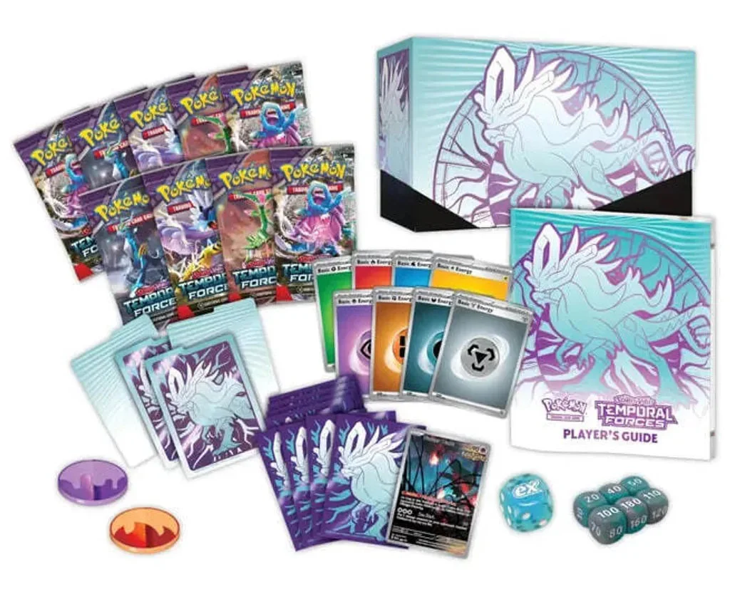 Pokemon Trading Card Game SV05 Scarlet & Violet Temporal Forces Elite Trainer Box (Iron Leaves, Walking Wake) - Image 6