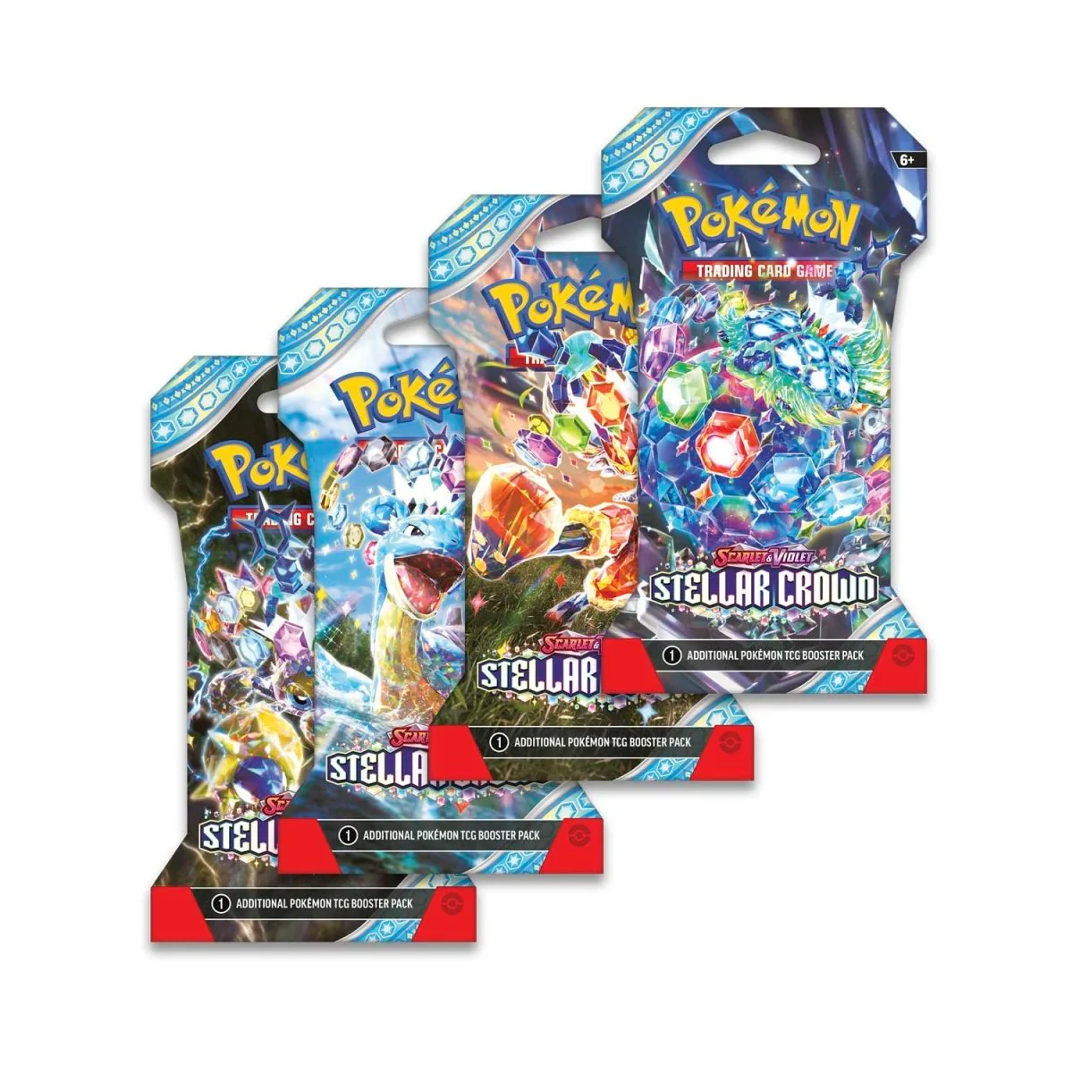 Pokemon Trading Card Game SV07 Scarlet & Violet Stellar Crown Booster (Sleeved) (190-85901)