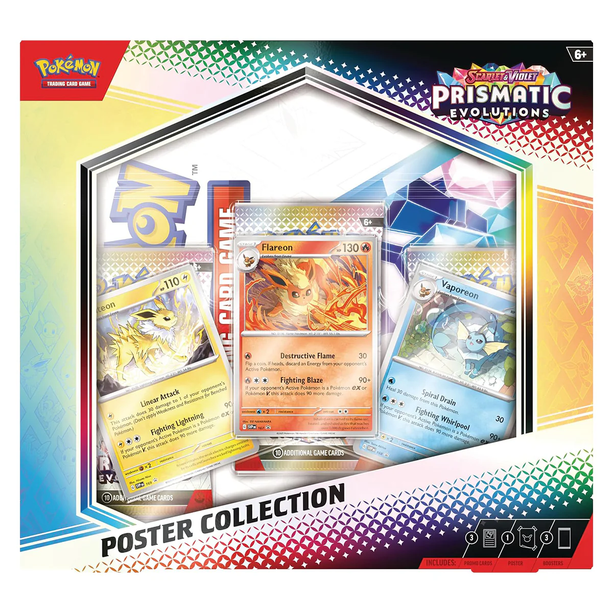 Pokemon Trading Card Game SV8.5 Scarlet & Violet Prismatic Evolutions Poster Collection (10-10024-101) - Image 3