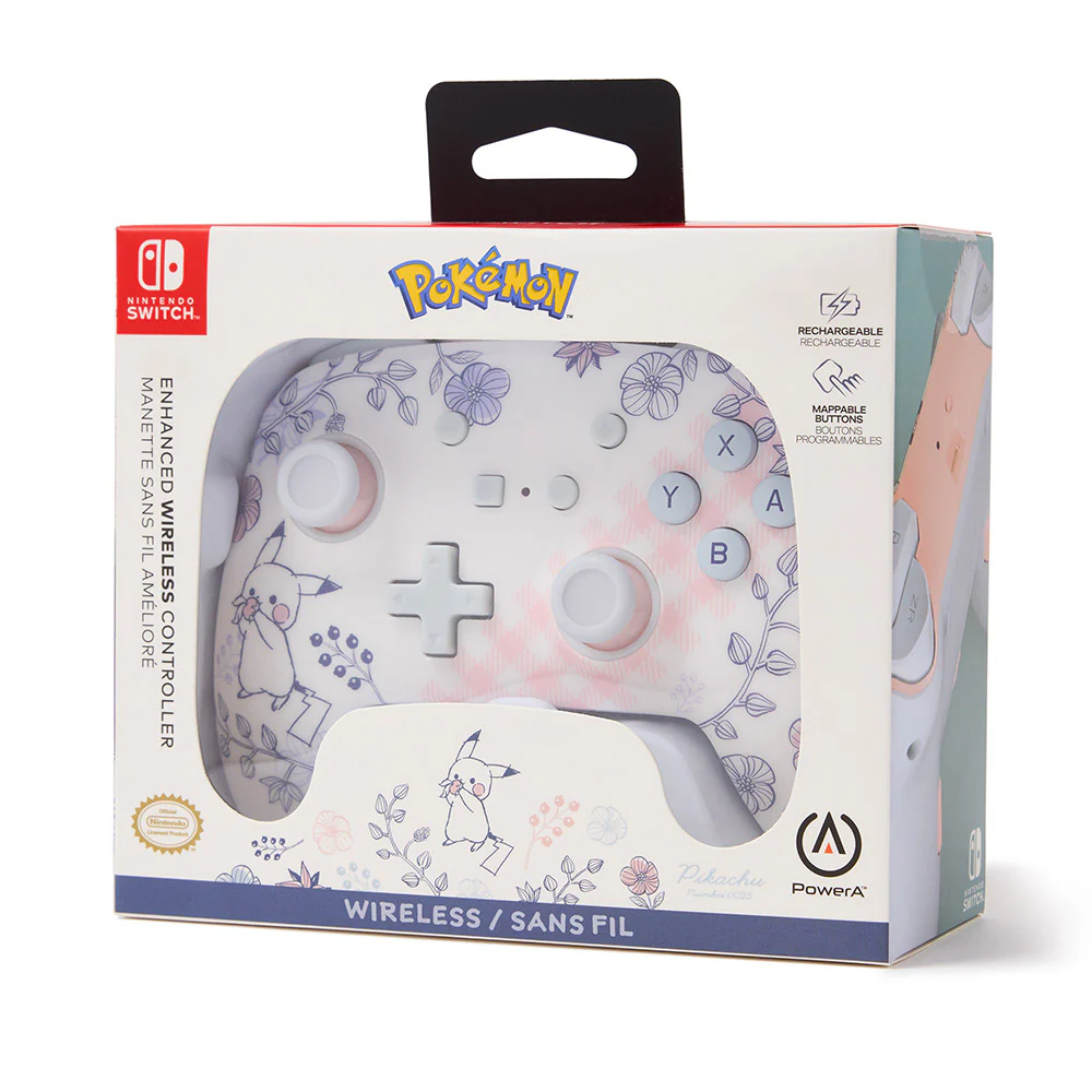 Power A Enhanced Wireless Controller for Nintendo Switch (Pikachu Garden) - Image 6