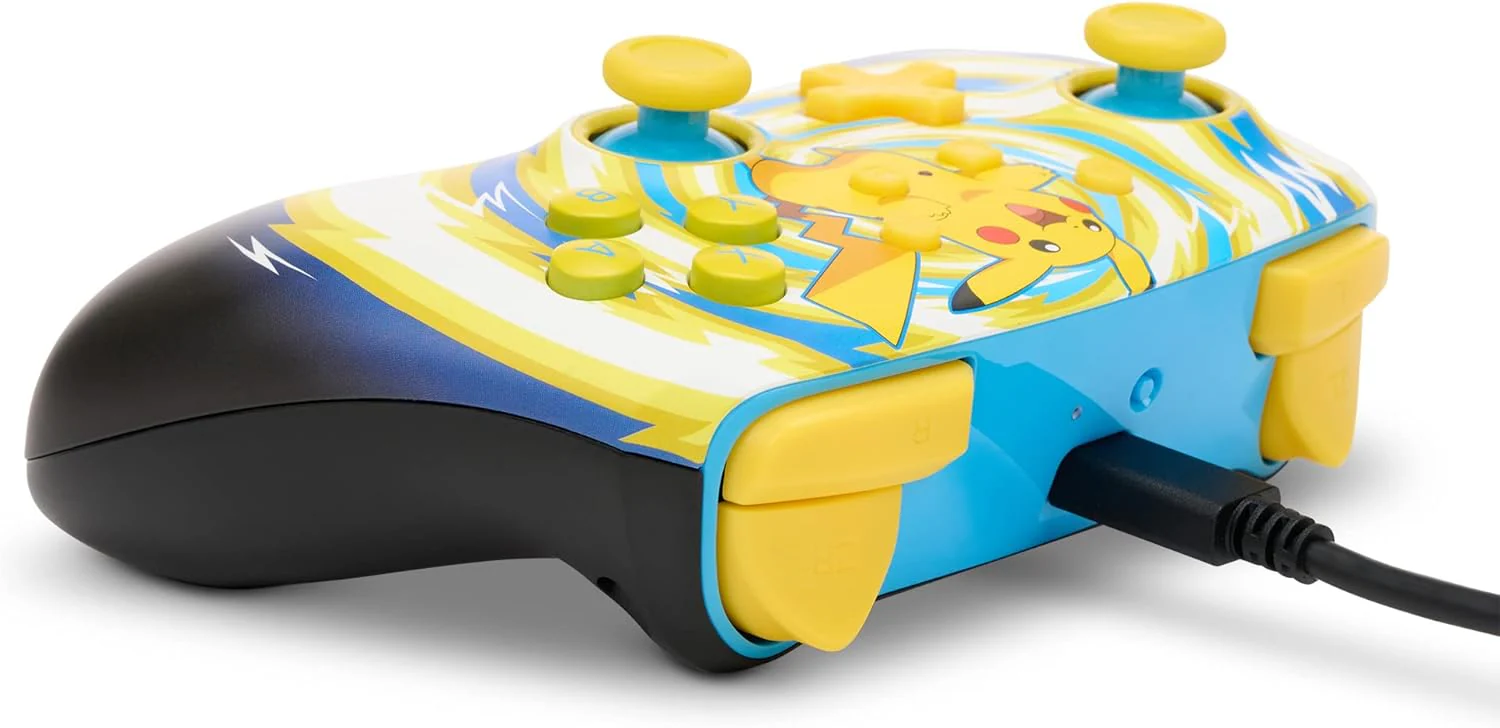 Power A NSW Enhanced Wireless Controller Pikachu Vortex For Nintendo Switch (1523595-01) - Image 5