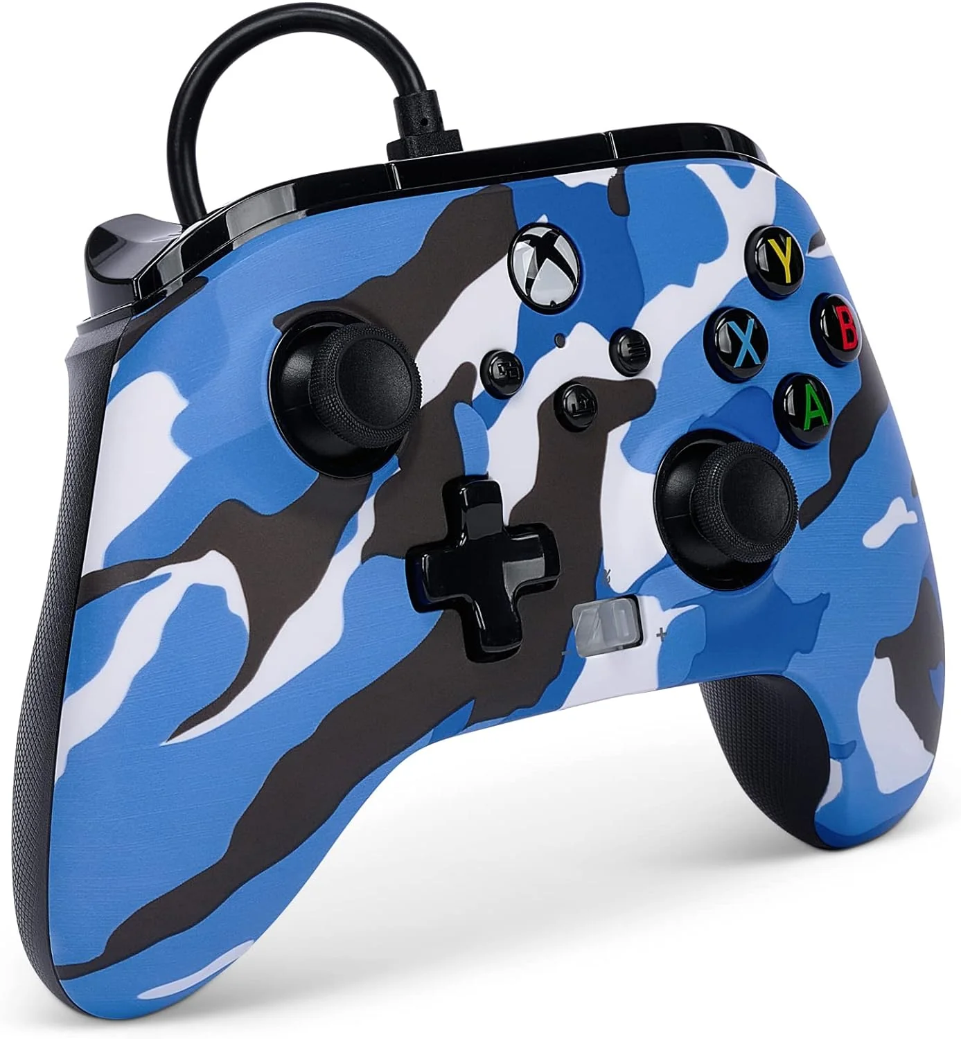 Power A Xbox Enhanced Wired Controller Blue Camo For Xbox (1525941-01) - Image 2
