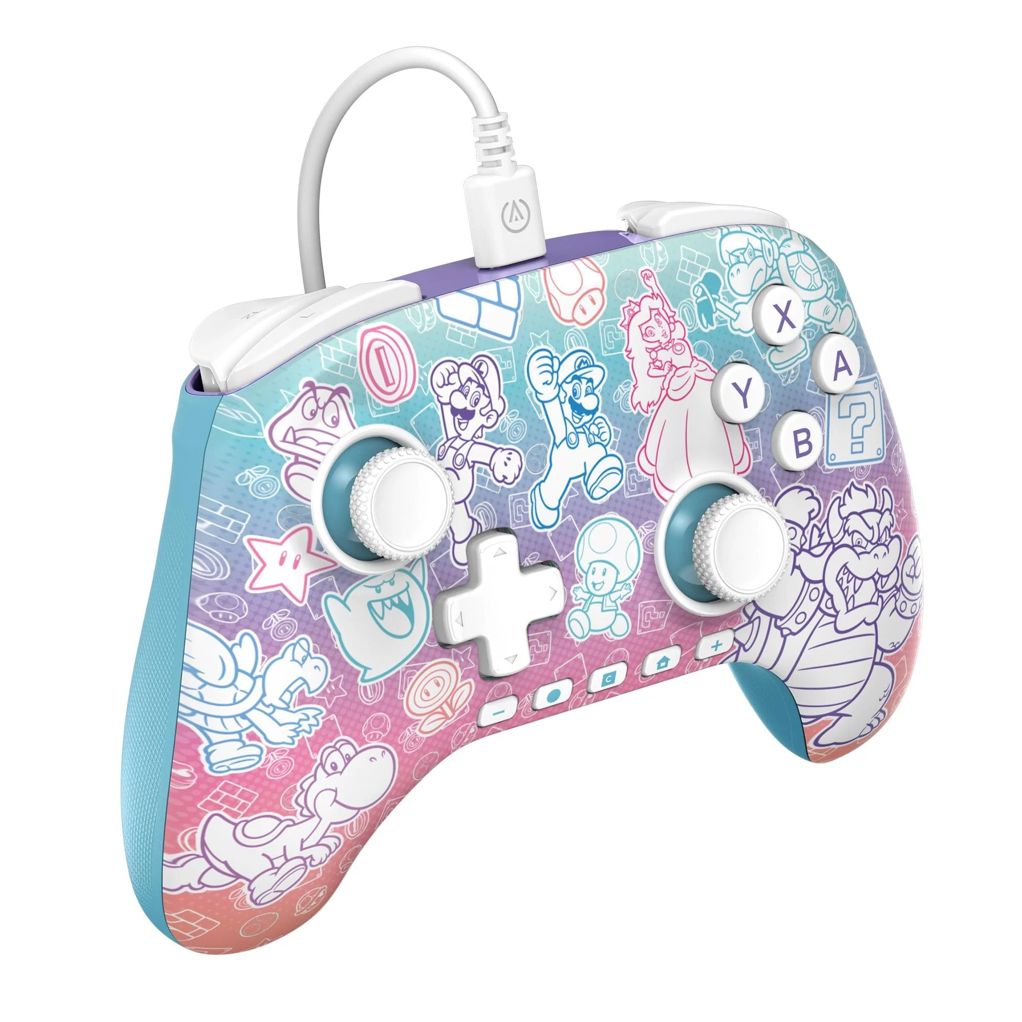 PowerA Advantage Wired Controller for Nintendo Switch 2 (Mushroom Kingdom) (NSGP0526-01) - Image 11
