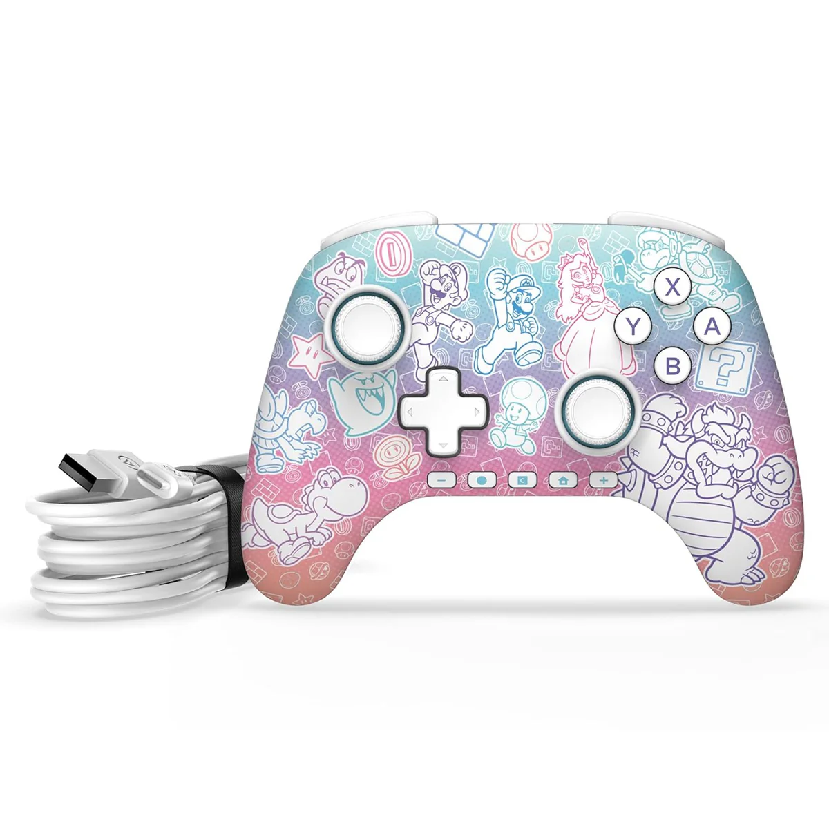 PowerA Advantage Wired Controller for Nintendo Switch 2 (Mushroom Kingdom) (NSGP0526-01) - Image 12