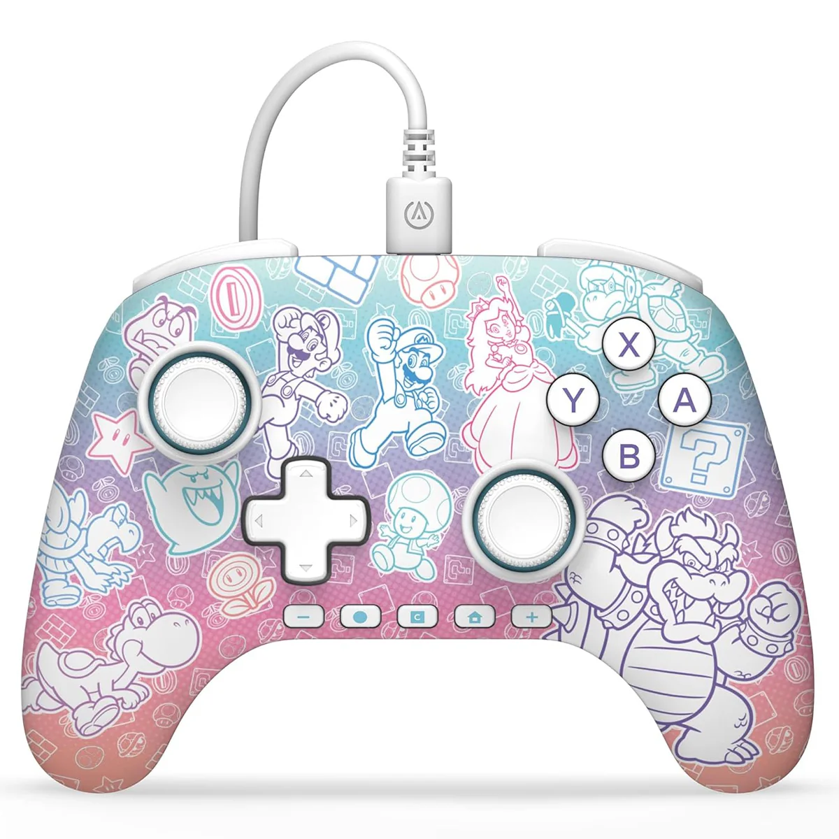 PowerA Advantage Wired Controller for Nintendo Switch 2 (Mushroom Kingdom) (NSGP0526-01) - Image 13