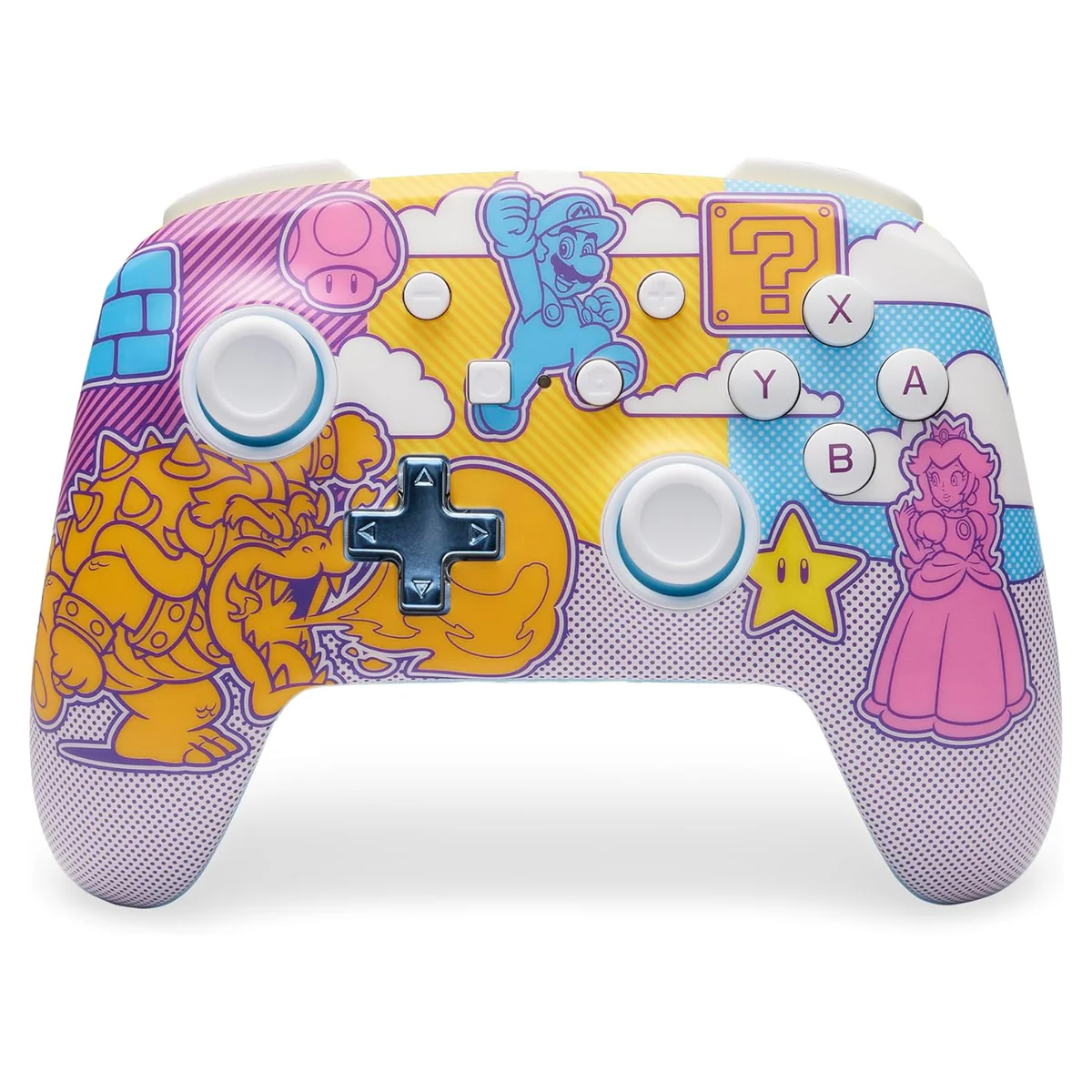 PowerA Enhanced Wireless Controller for Nintendo Switch (Mushroom Kingdom Pop Art) (NSGP0341-01) - Image 2