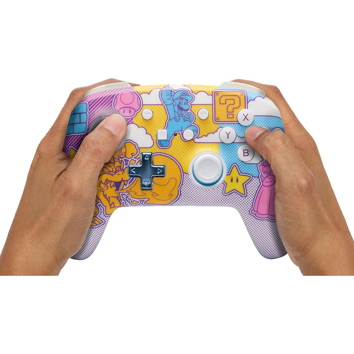 PowerA Enhanced Wireless Controller for Nintendo Switch (Mushroom Kingdom Pop Art) (NSGP0341-01) - Image 3