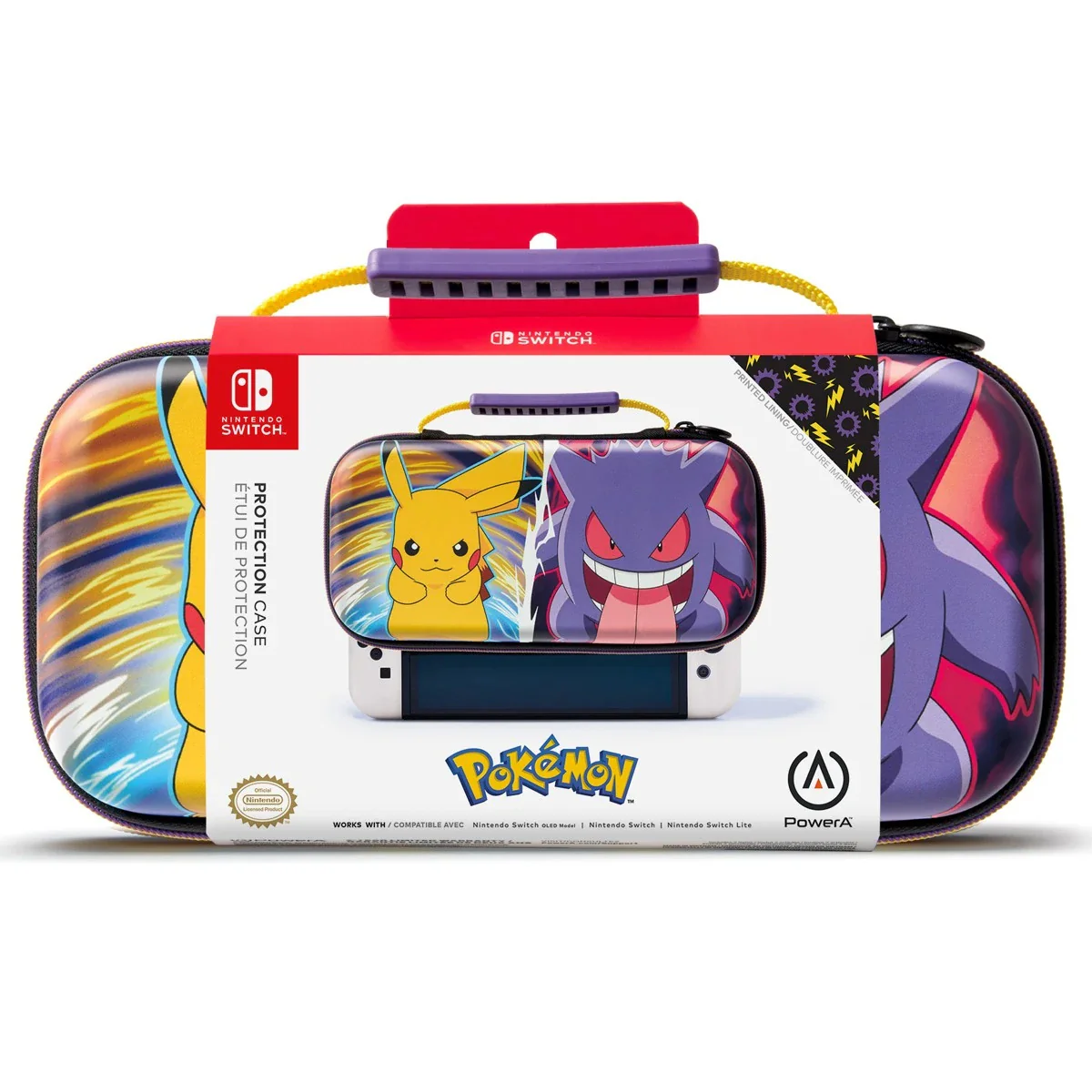 PowerA Protection Case for Nintendo Switch (Pikachu Vs Gengar) (NSCS0408-01) - Image 9