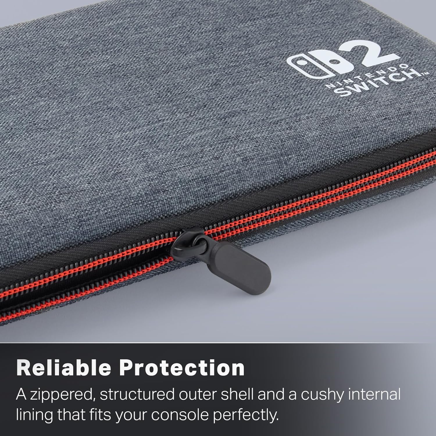 PowerA Slim Case for Nintendo Switch 2 (Dark Heather Grey) - Image 2