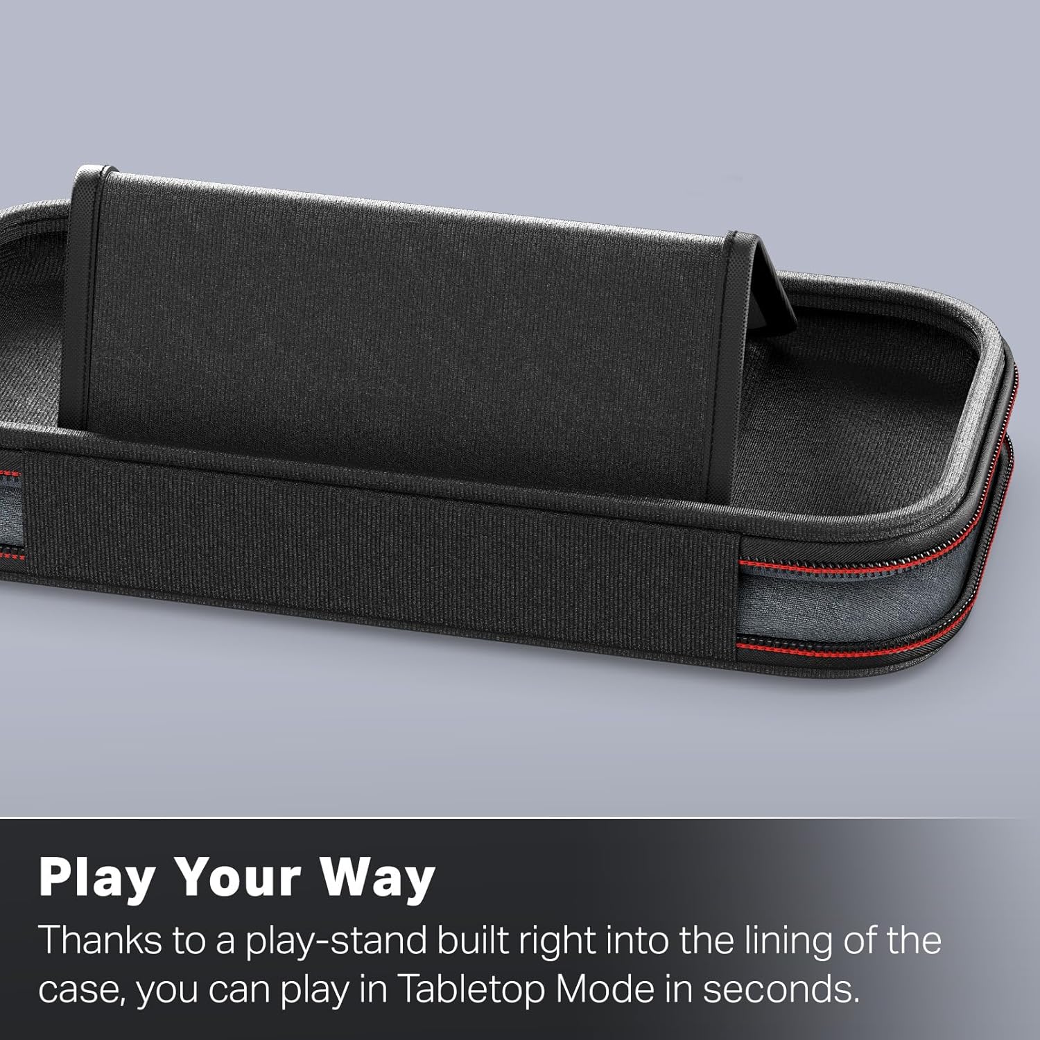 PowerA Slim Case for Nintendo Switch 2 (Dark Heather Grey) - Image 3