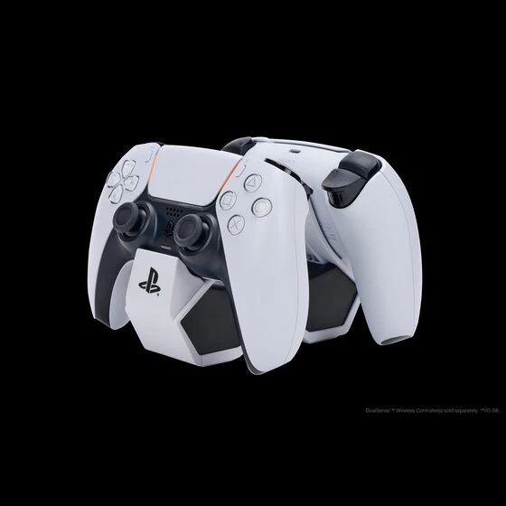 PowerA Twin Charging Station For PS5 DualSense Controller (White) - Image 2