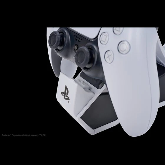 PowerA Twin Charging Station For PS5 DualSense Controller (White) - Image 4