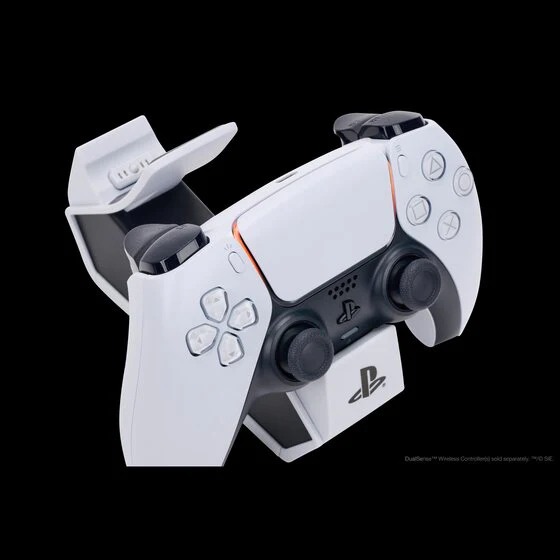 PowerA Twin Charging Station For PS5 DualSense Controller (White) - Image 5