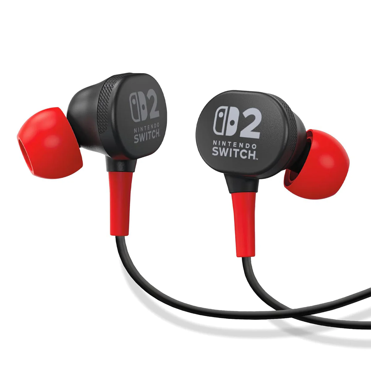 PowerA Wired Earbuds for Nintendo Switch 2 (Black) - Image 2
