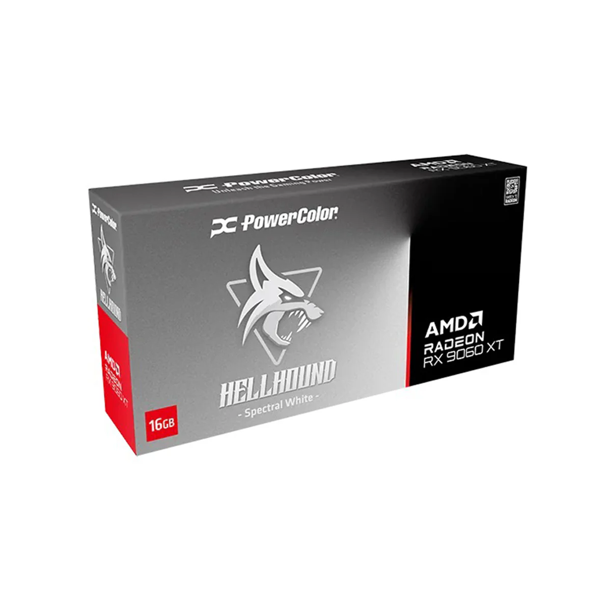 PowerColor Hellhound AMD Radeon RX 9060 XT 16GB GDDR6 Graphics Card (Spectral White) (RX9060XT 16G-L/OC/WHITE) - Image 10