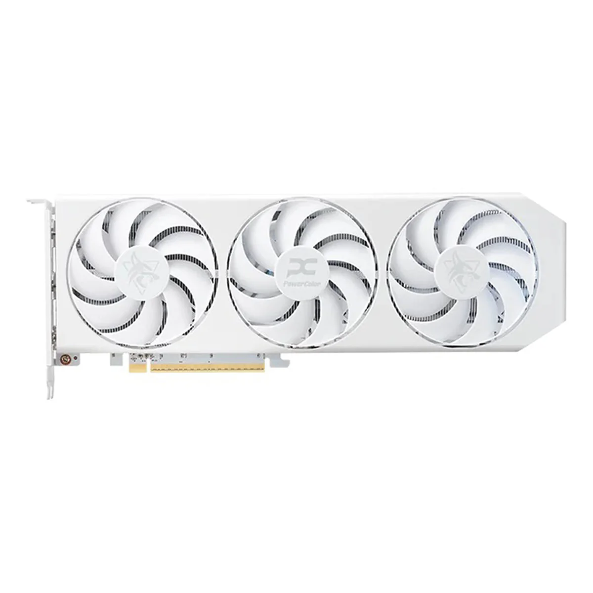 PowerColor Hellhound AMD Radeon RX 9060 XT 16GB GDDR6 Graphics Card (Spectral White) (RX9060XT 16G-L/OC/WHITE) - Image 3
