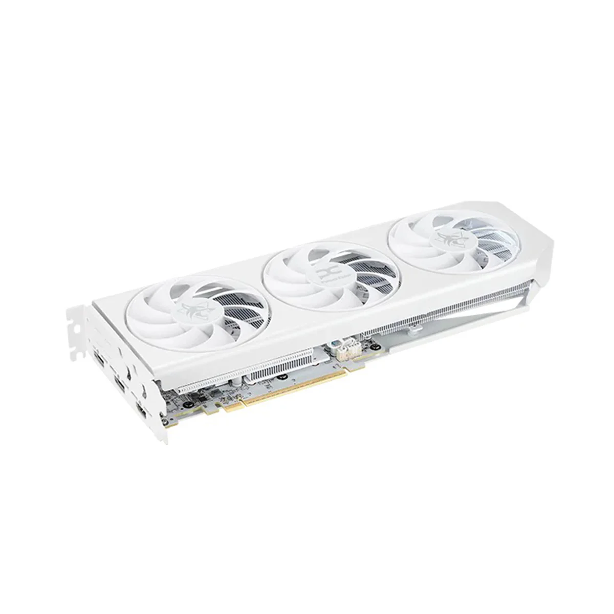 PowerColor Hellhound AMD Radeon RX 9060 XT 16GB GDDR6 Graphics Card (Spectral White) (RX9060XT 16G-L/OC/WHITE) - Image 4