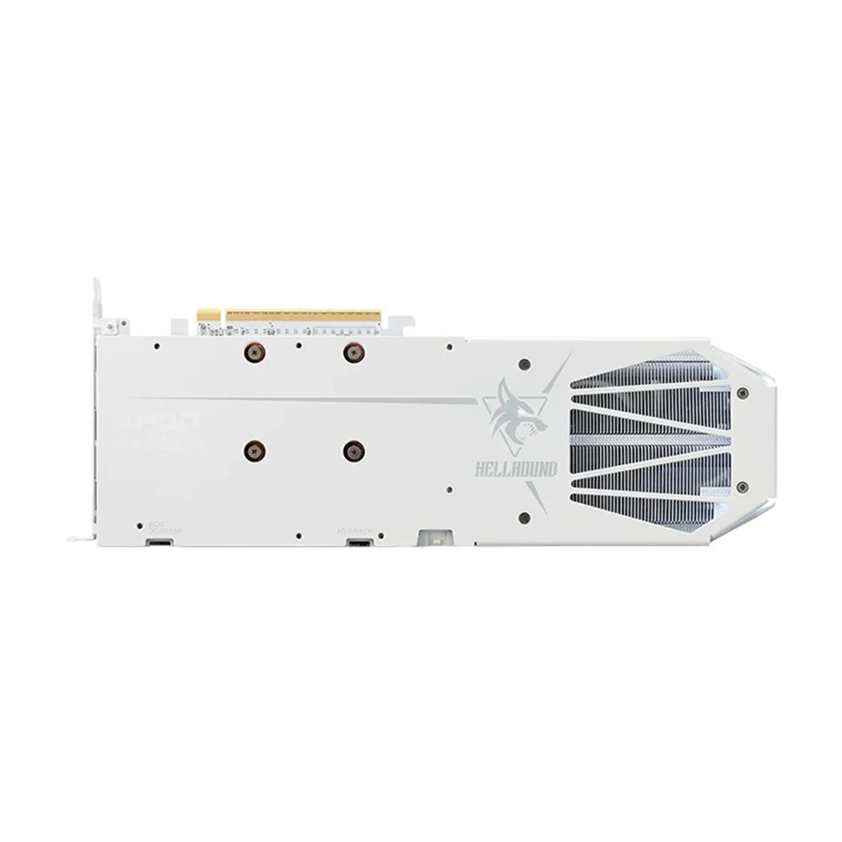 PowerColor Hellhound AMD Radeon RX 9060 XT 16GB GDDR6 Graphics Card (Spectral White) (RX9060XT 16G-L/OC/WHITE) - Image 6